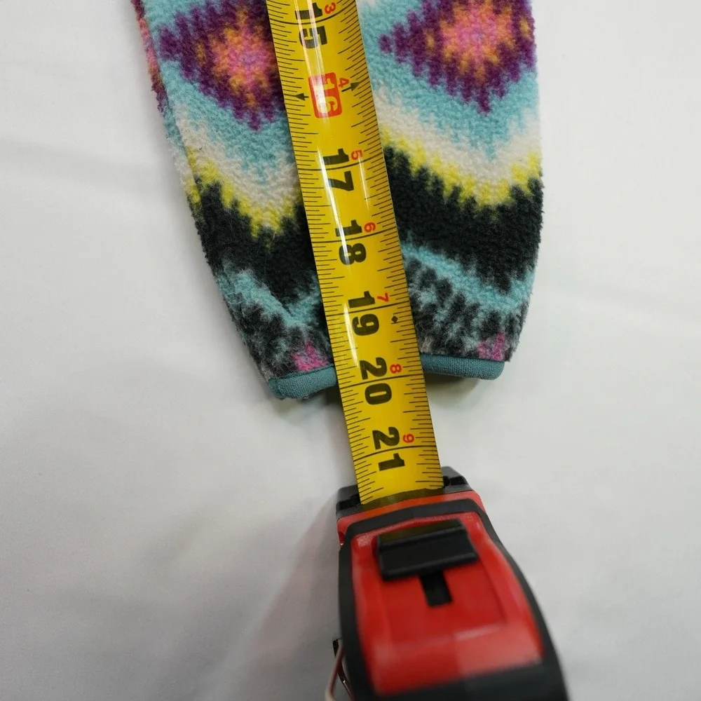 PATAGONIA Synchilla Snap-T Timber Twist Pullover‎ Girl's Size Large 12 Vtg